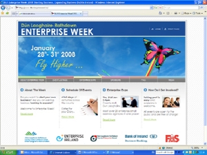 Screenshot of dlrenterpriseweek.ie