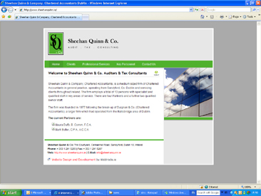 Sheehan Quinn Website Design