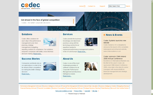 Codec Website Design