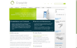 CrystalAir Website Screen Shot