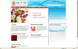 Day by Day Flowers Website Design