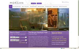 Cool hotel web design
