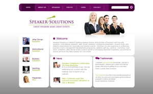 Speaker Solutions Website Design