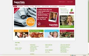 Supervalu Website Screen Shot