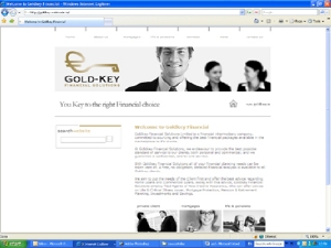 goldkey website design