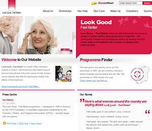 Look Good Feel Better website screenshot