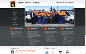 Cagney Contract Cleaning Website Design