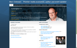 Marc Coleman Website Design