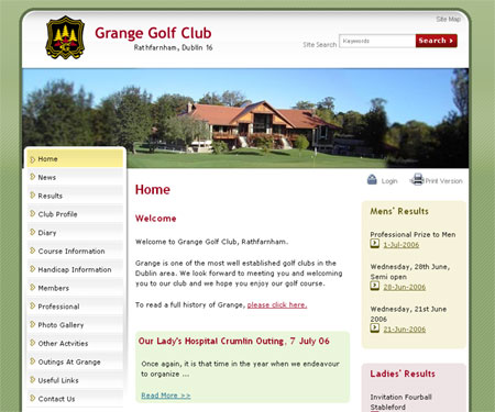 Grange Golf Club Dublin